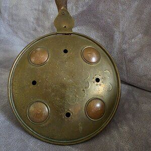 Antique Cooper/Brass Bed Warming Pan